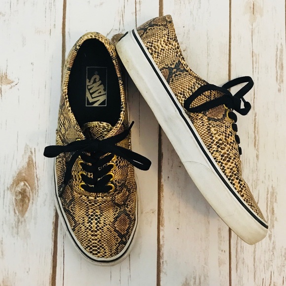 Vans Shoes - Rare Snakeskin Print Vans